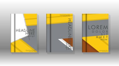 Kapak kitabı kavramı soyut geometrik arka plan renk ve şekillerin bir kombinasyonu ile