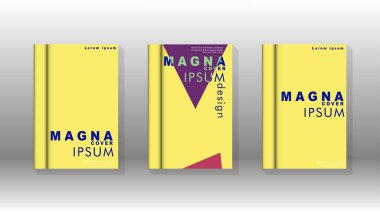 Soyut kitap kapağı düzeninin arka planı. Broşürler, dergiler, vektör şablonları vb. için. Modern tasarımlar Eps 10'da geometrik desenler oluşturur