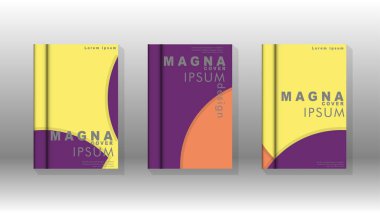 Kurumsal iş yıllık rapor kitap kapağı broşür el ilanı posteri için soyut düşük daire şekil arka plan. Eps10 vektör şablonu