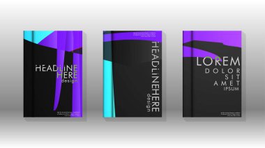 Kitap Kapağı renkli geometrik arka planlar.