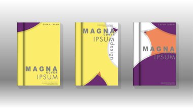 Kurumsal iş yıllık rapor kitap kapağı broşür el ilanı posteri için soyut düşük daire şekil arka plan. Eps10 vektör şablonu