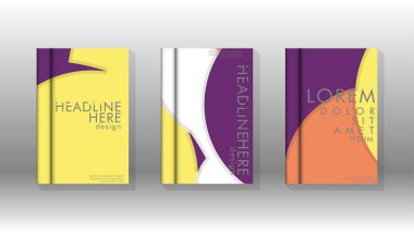 Posterler, kapaklar, broşürler, şirket yıllık iş, vb için soyut daire şekil arka planlar.