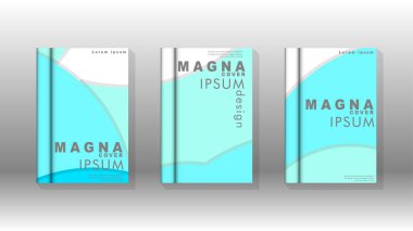 Kurumsal iş yıllık rapor kitap kapağı broşür el ilanı posteri için soyut düşük daire şekil arka plan. Eps10 vektör şablonu