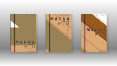 Kapak kitabı kavramı soyut geometrik arka plan renk ve şekillerin bir kombinasyonu ile