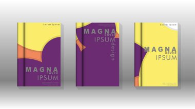 Kurumsal iş yıllık rapor kitap kapağı broşür el ilanı posteri için soyut düşük daire şekil arka plan. Eps10 vektör şablonu