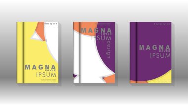 Posterler, kapaklar, broşürler, şirket yıllık iş, vb için soyut daire şekil arka planlar.