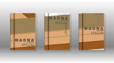 Kapak kitabı kavramı soyut geometrik arka plan renk ve şekillerin bir kombinasyonu ile