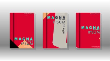 Soyut kitap kapağı düzeninin arka planı. Broşürler, dergiler, vektör şablonları vb. için. Modern tasarımlar Eps 10'da geometrik desenler oluşturur