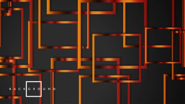 Vektör Modern Soyut Kareler Arka Planlar . siyah ve metal renk degradesi ile. eps 10 şablonu