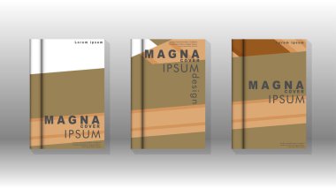 Kapak kitabı kavramı soyut geometrik arka plan renk ve şekillerin bir kombinasyonu ile