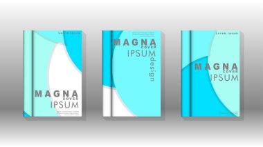 Posterler, kapaklar, broşürler, şirket yıllık iş, vb için soyut daire şekil arka planlar.