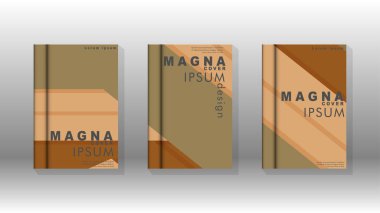 Kapak kitabı kavramı soyut geometrik arka plan renk ve şekillerin bir kombinasyonu ile