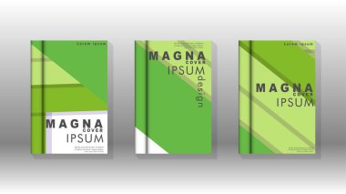 Kapak kitabı kavramı soyut geometrik arka plan renk ve şekillerin bir kombinasyonu ile