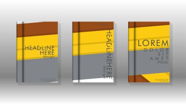 Kapak kitabı kavramı soyut geometrik arka plan renk ve şekillerin bir kombinasyonu ile