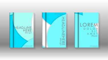 Posterler, kapaklar, broşürler, şirket yıllık iş, vb için soyut daire şekil arka planlar.