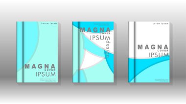 Kurumsal iş yıllık rapor kitap kapağı broşür el ilanı posteri için soyut düşük daire şekil arka plan. Eps10 vektör şablonu