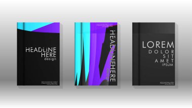 Kitap Kapağı renkli geometrik arka planlar.