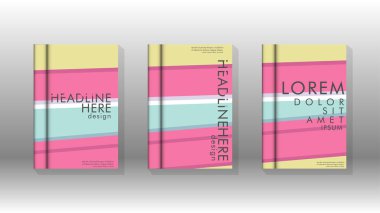 Kapak kitabı kavramı soyut geometrik arka plan renk ve şekillerin bir kombinasyonu ile