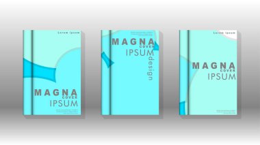 Kurumsal iş yıllık rapor kitap kapağı broşür el ilanı posteri için soyut düşük daire şekil arka plan. Eps10 vektör şablonu
