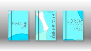 Kurumsal iş yıllık rapor kitap kapağı broşür el ilanı posteri için soyut düşük daire şekil arka plan. Eps10 vektör şablonu