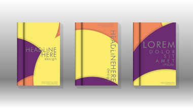 Minimal vektör tasarımı kapsar. Yuvarlak şekiller kompozisyon. Eps10 vektör şablonu