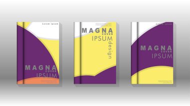 Kurumsal iş yıllık rapor kitap kapağı broşür el ilanı posteri için soyut düşük daire şekil arka plan. Eps10 vektör şablonu