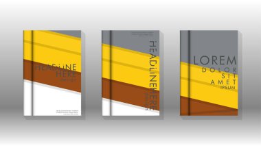 Kapak kitabı kavramı soyut geometrik arka plan renk ve şekillerin bir kombinasyonu ile