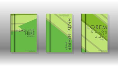 Kapak kitabı kavramı soyut geometrik arka plan renk ve şekillerin bir kombinasyonu ile