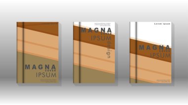 Kapak kitabı kavramı soyut geometrik arka plan renk ve şekillerin bir kombinasyonu ile