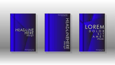 Soyut vektör düzeni arka planı. Broşürler, yıllık, dergi, vektör şablonları vb. için.