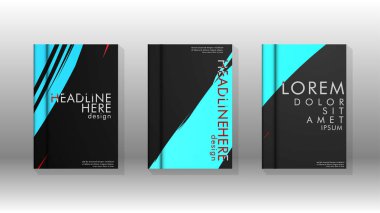 Kitap Kapağı renkli geometrik arka planlar.