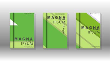 Kapak kitabı kavramı soyut geometrik arka plan renk ve şekillerin bir kombinasyonu ile