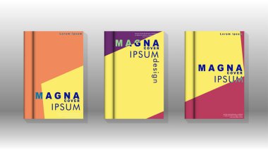 Soyut kitap kapağı düzeninin arka planı. Broşürler, dergiler, vektör şablonları vb. için. Modern tasarımlar Eps 10'da geometrik desenler oluşturur