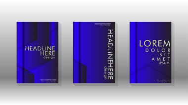 Soyut vektör düzeni arka planı. Broşürler, yıllık, dergi, vektör şablonları vb. için.