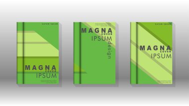 Kapak kitabı kavramı soyut geometrik arka plan renk ve şekillerin bir kombinasyonu ile