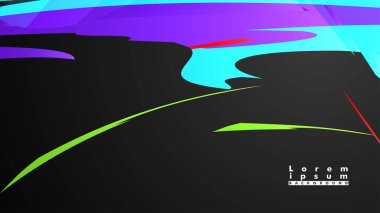 Renkli geometrik arka planlar. Basit form kompozisyonu. Eps10 vektör şablonu