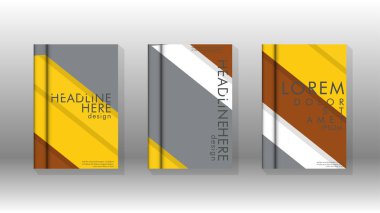 Kapak kitabı kavramı soyut geometrik arka plan renk ve şekillerin bir kombinasyonu ile