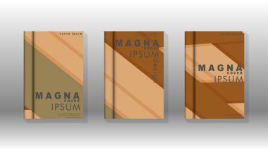 Kapak kitabı kavramı soyut geometrik arka plan renk ve şekillerin bir kombinasyonu ile