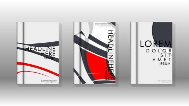 Arka kapak sıvı elemanları ile. Tasarım kavramı kitap. Fütüristik iş düzeni. Dijital poster şablonu. Tasarlamak vektör - eps10