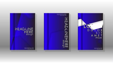 Soyut vektör düzeni arka planı. Broşürler, yıllık, dergi, vektör şablonları vb. için.