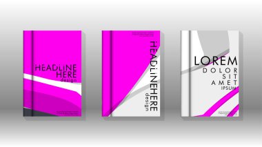 Arka kapak sıvı elemanları ile. Tasarım kavramı kitap. Fütüristik iş düzeni. Dijital poster şablonu. Tasarlamak vektör - eps10