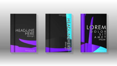 Kitap Kapağı renkli geometrik arka planlar.