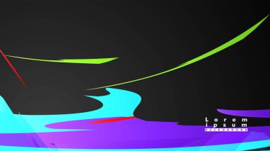 Renkli geometrik arka planlar. Basit form kompozisyonu. Eps10 vektör şablonu