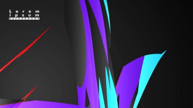 Renkli geometrik arka planlar. Basit form kompozisyonu. Eps10 vektör şablonu