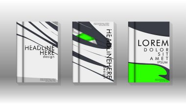 Arka kapak sıvı elemanları ile. Tasarım kavramı kitap. Fütüristik iş düzeni. Dijital poster şablonu. Tasarlamak vektör - eps10