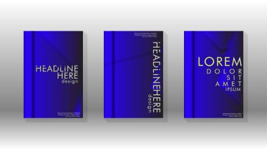 Soyut vektör düzeni arka planı. Broşürler, yıllık, dergi, vektör şablonları vb. için.