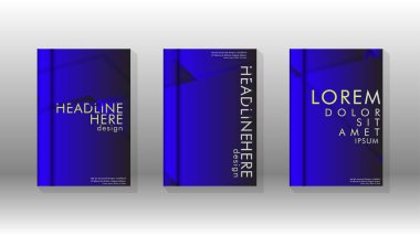 Soyut vektör düzeni arka planı. Broşürler, yıllık, dergi, vektör şablonları vb. için.