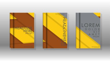 Kapak kitabı kavramı soyut geometrik arka plan renk ve şekillerin bir kombinasyonu ile