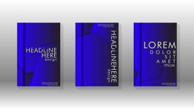 Soyut vektör düzeni arka planı. Broşürler, yıllık, dergi, vektör şablonları vb. için.