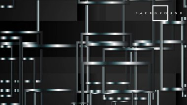 Modern Soyut Vektör Kutusu Arka Plan. beyaz degrade şeritler ile. eps 10 şablonu